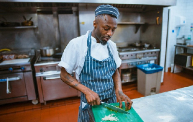 Chef working